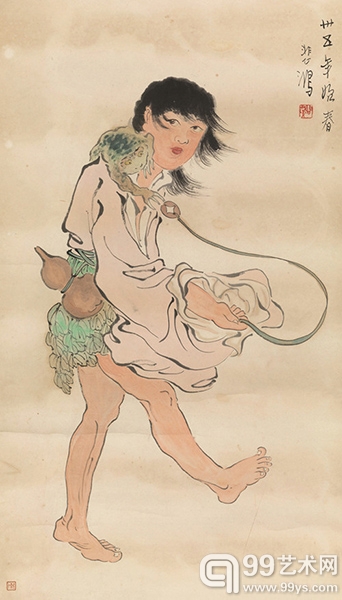 lot1241 徐悲鸿(1895-1953) 刘海戏蟾
