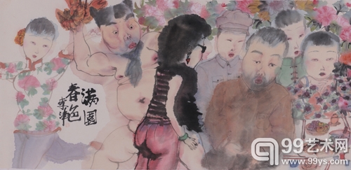 李津 满园春色