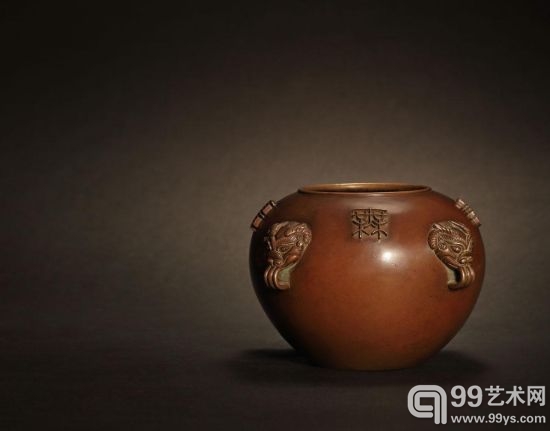 “十七世纪 钵盂炉” “乐观斋主” 篆书款