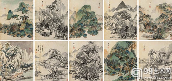 王鉴《仿古山水》2702.5万元成交