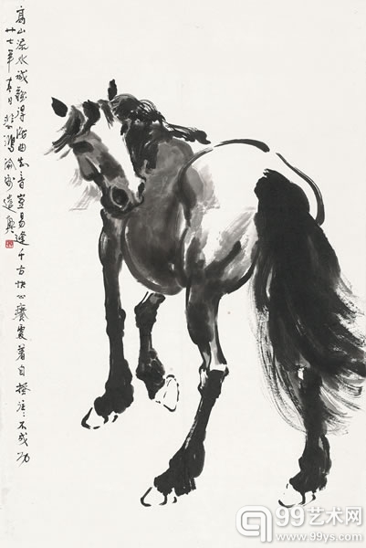 徐悲鸿 (1895-1953) 高山流水