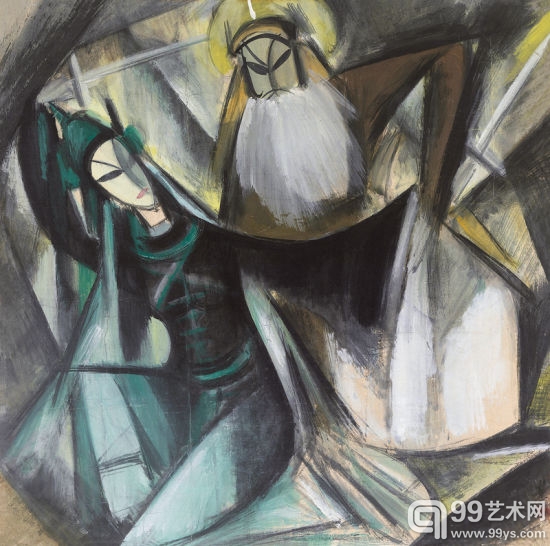 林风眠(1900-1991) 打渔杀家