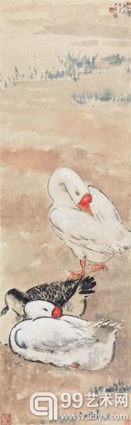 徐悲鸿 (1895-1953) 暖春