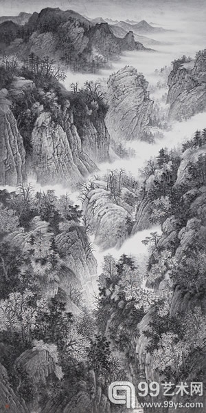 张良作品 鹅岭春云