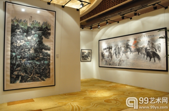 北京艺融2014春拍预展现场-中国当代水墨