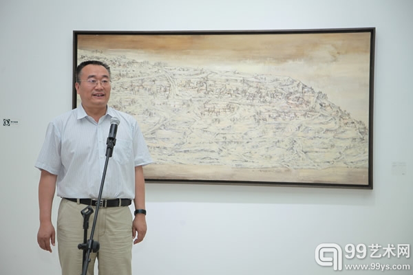 洛阳师范学院院长刘剑伟教授在开幕式上致辞