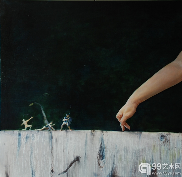《小景NO19》80X80CM 2013年