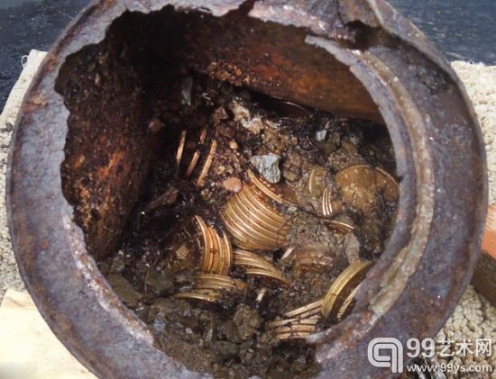 美國加州夫婦發現古金幣：約值千萬美元