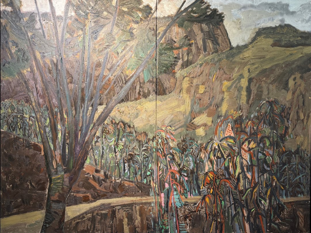 《卜家畖》120&times;160cm 布面油彩 2023  