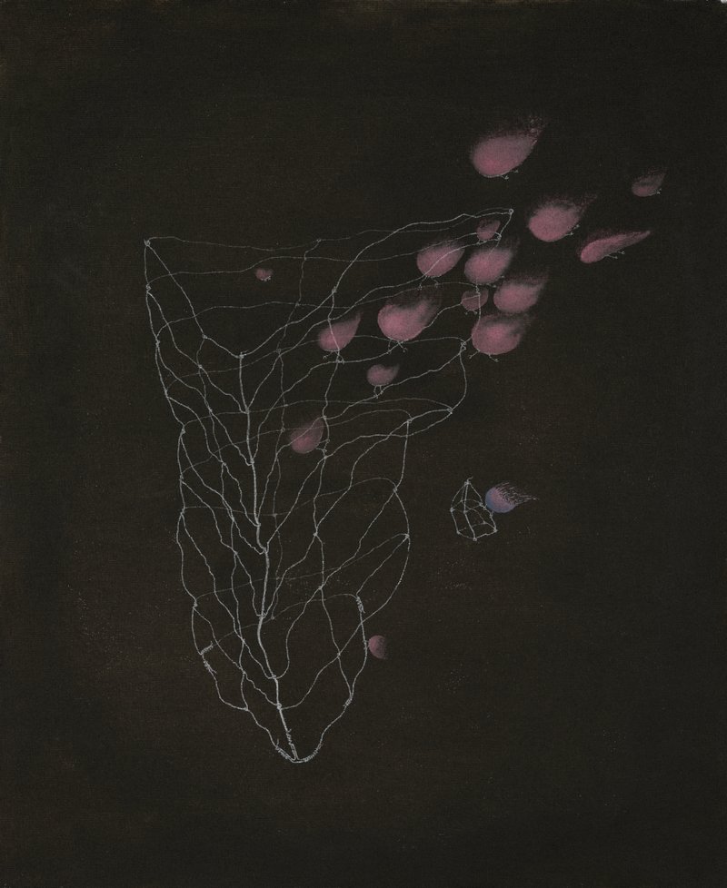 西穆爾格 720x870mm mixed media on fabric 2026