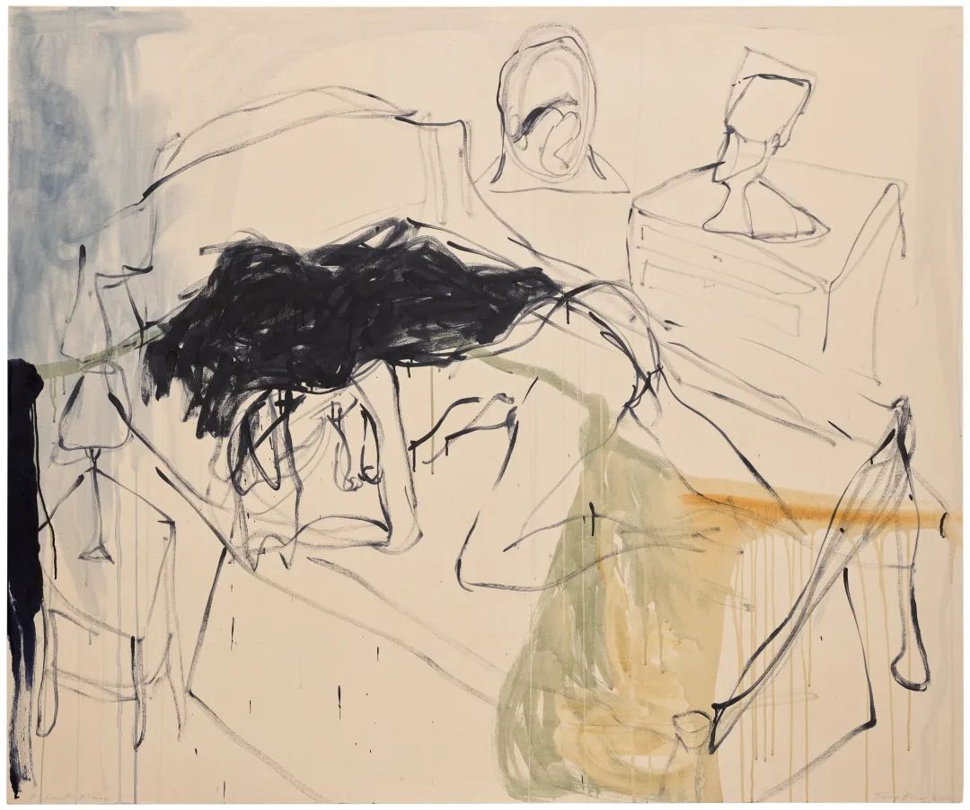 特蕾西&middot;艾敏（Tracey Emin） 《我凝视那面镜子》，2022年作