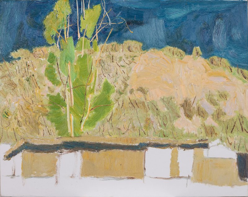 杨荣孙《艳阳》68&times;89cm