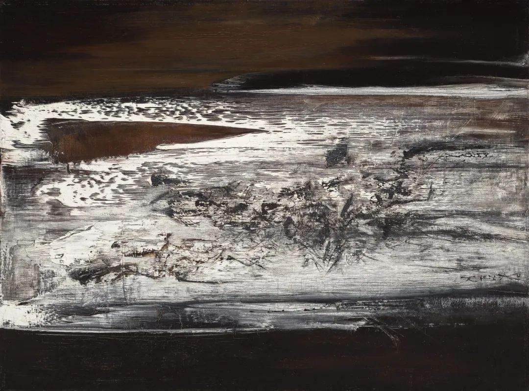 拍品编号114 赵无极 (1920-2013)《18.03.63》油彩 画布60 x 81 cm.