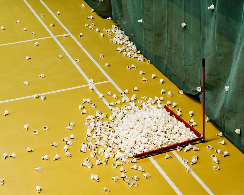 羽毛球 Badminton _ 150x187.5cm _ Archival Inkjet Print _ 2024