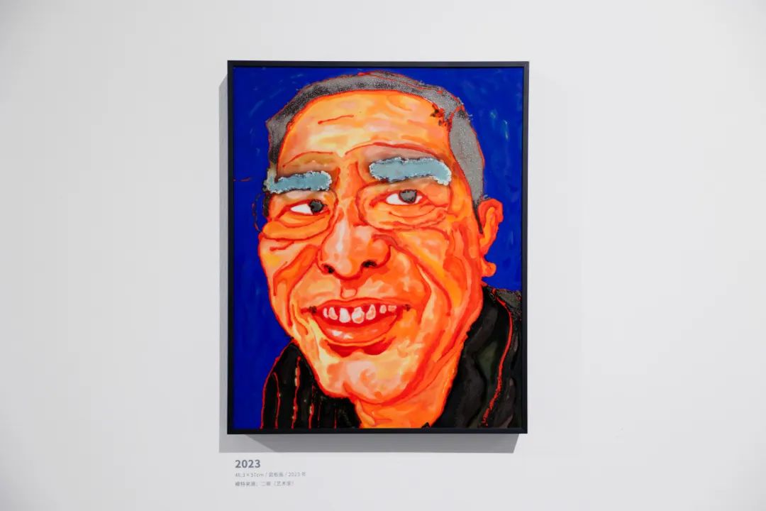 “大浪淘金——方力钧艺术展”现场 苏州金鸡湖美术馆