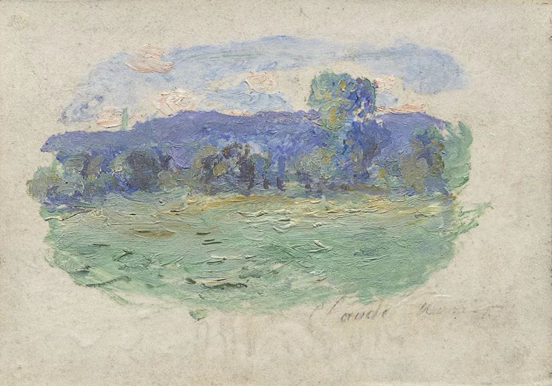 拍品编号106 克劳德·莫奈 (1840-1926) 《塞纳河畔的波特维尔兹》