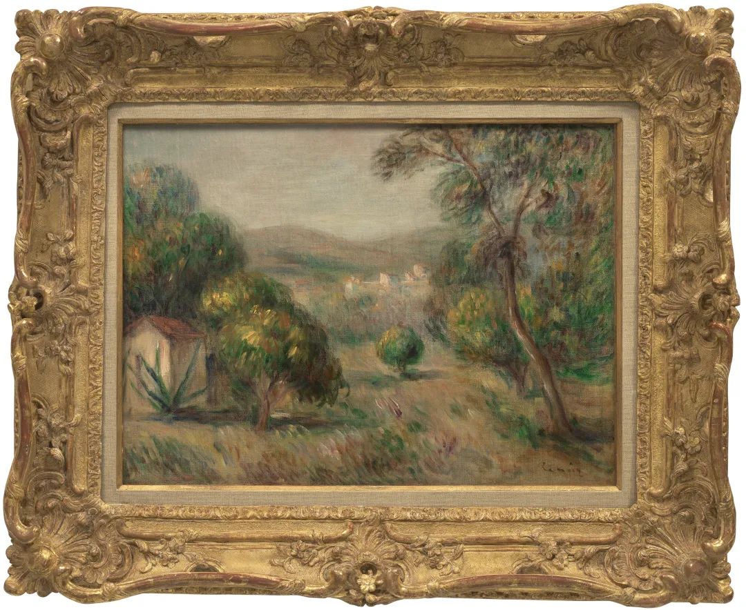 皮埃尔​&middot;​​​奥古斯特​​&middot;​​雷诺阿（Pierre-Auguste Renoir） 《橄榄树景》，约​1901年作​​油彩 画布，​​36.8 x 49.4厘米