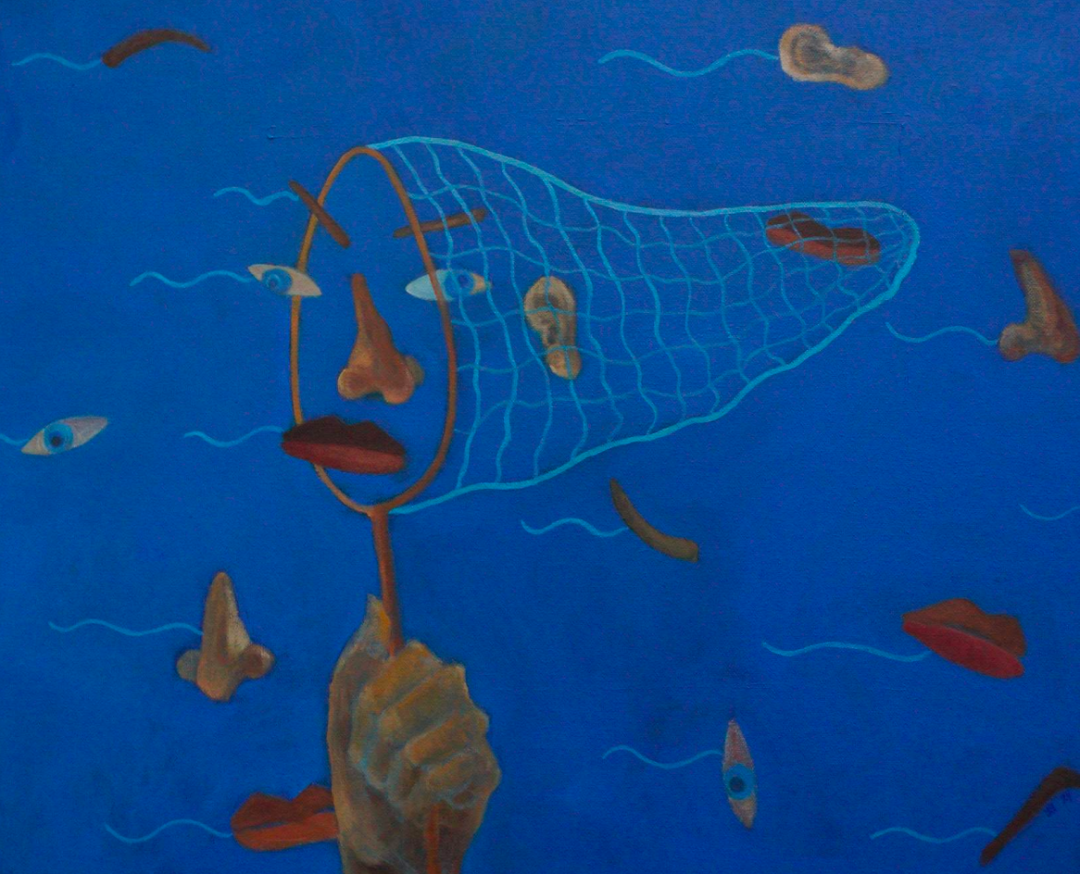 捞 55.9x45.7cm 布面油画 2024