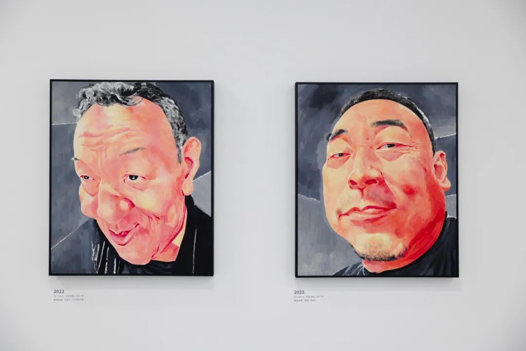 “大浪淘金——方力钧艺术展”现场 苏州金鸡湖美术馆