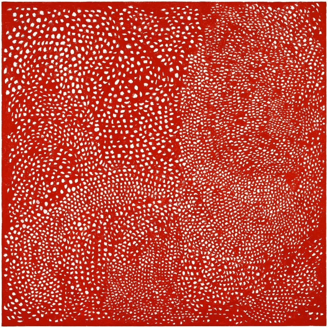 草间弥生 《心中夕晖》，2020年作