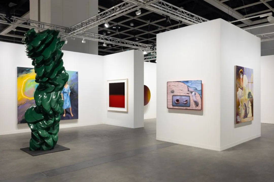 2026巴塞尔艺术展香港展会现场，里森画廊