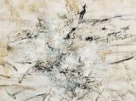 赵无极《15.07.67》 局部