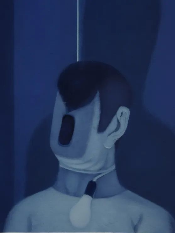 任小颖，《心囚No.16》，布面油画，120x150cm，2006。