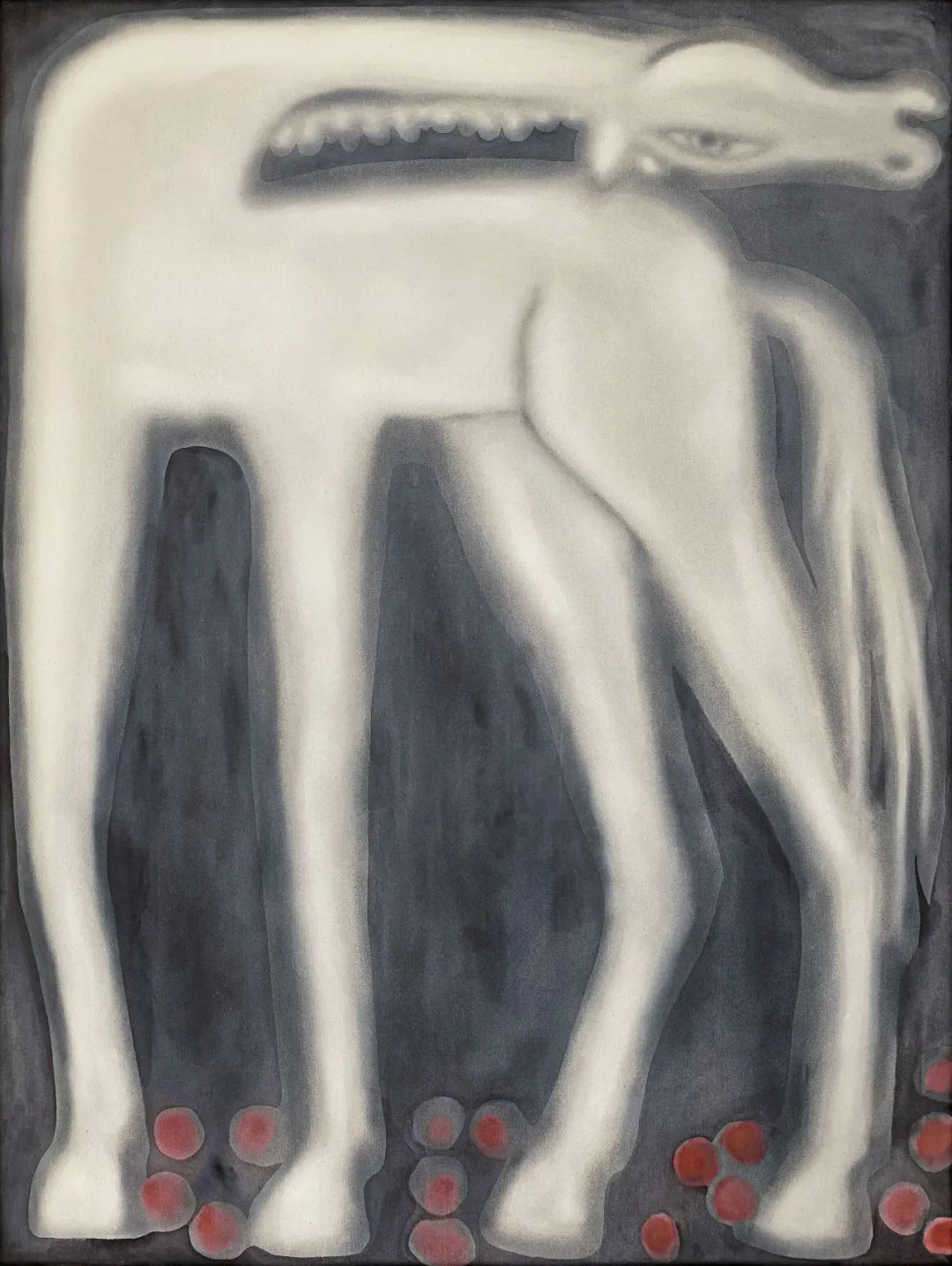 拍品编号202 乔治&middot;鲁伊 (1994年生) 《白马》