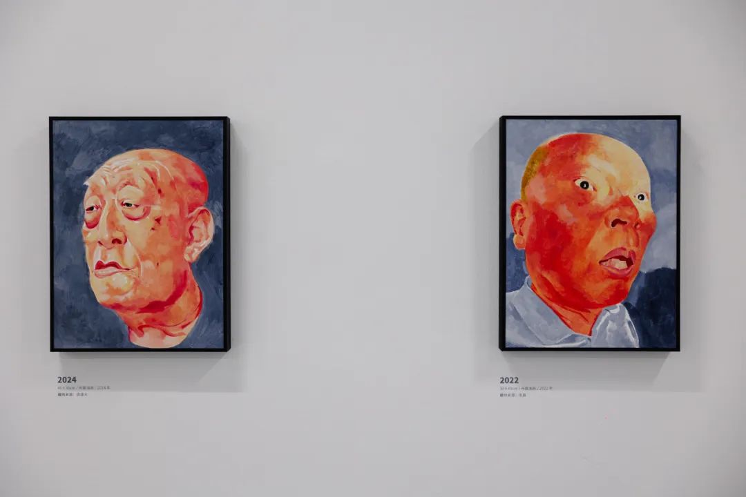 “大浪淘金——方力钧艺术展”现场 苏州金鸡湖美术馆