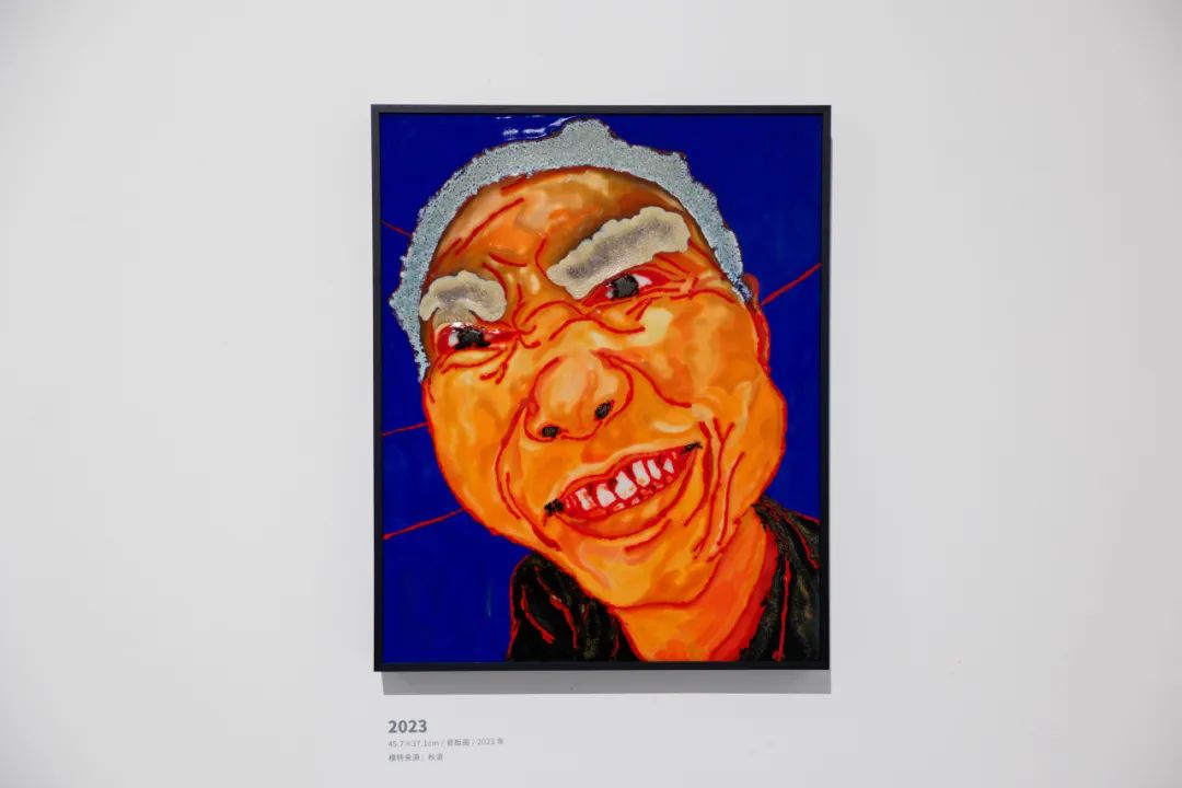 “大浪淘金——方力钧艺术展”现场 苏州金鸡湖美术馆