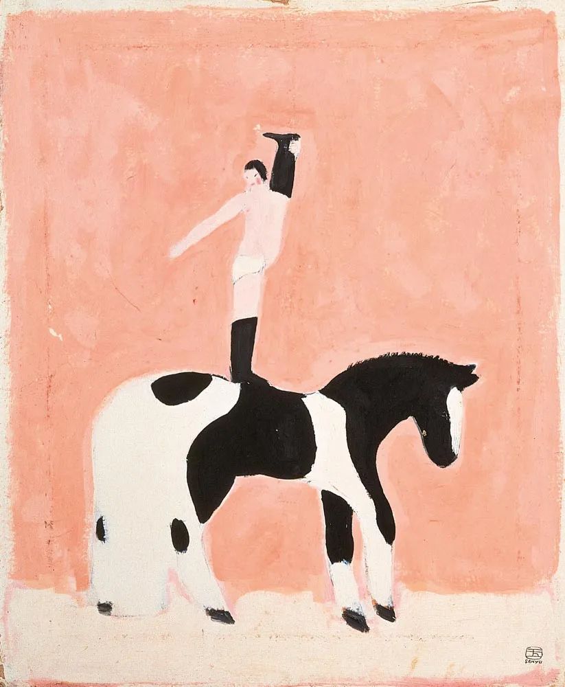 常玉，《马上英雄》，1931年作