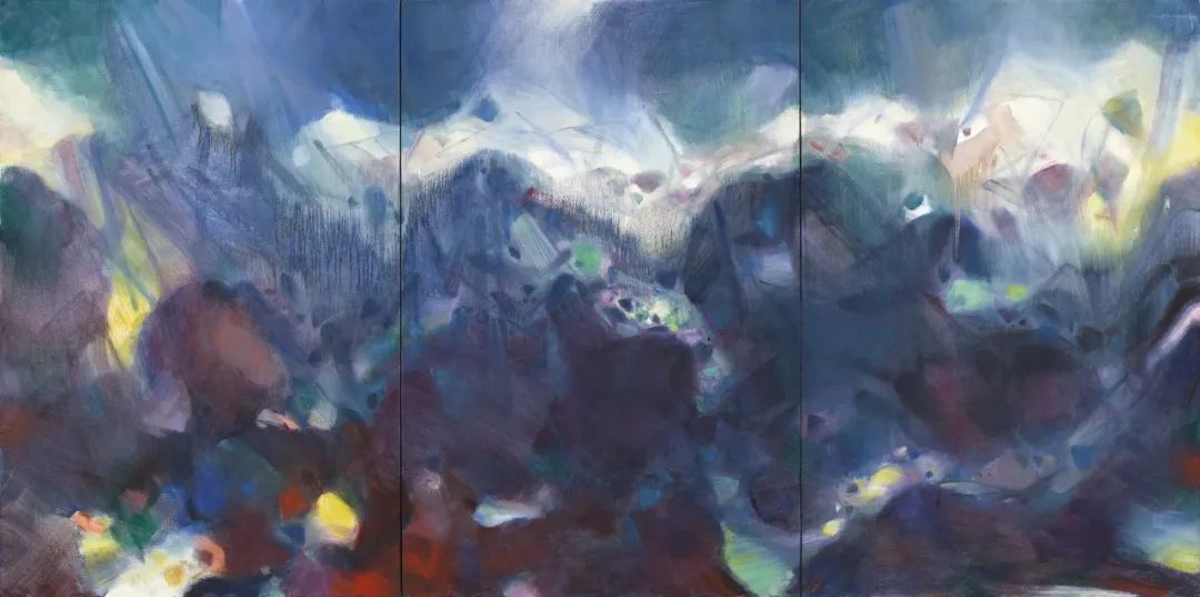 朱德群 (1920&ndash;2014) 《蓝色冷空》