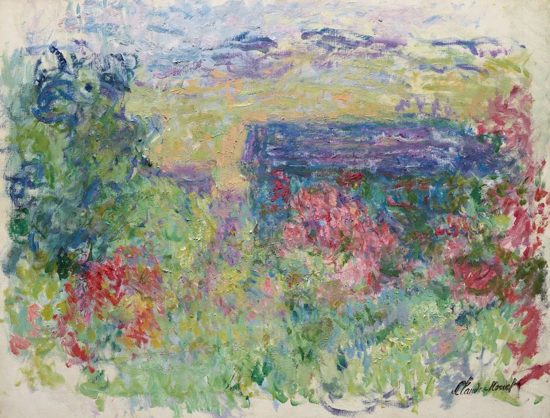 拍品编号6 克劳德 · 莫奈 (1840 - 1926) 《玫瑰丛中的房子》 油彩 画布