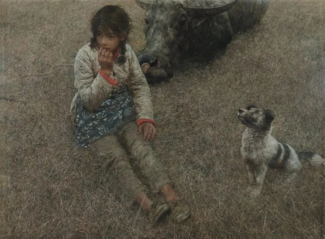 何多苓《春风已经苏醒》 布面油画 95&times;129cm 1981 中国美术馆藏