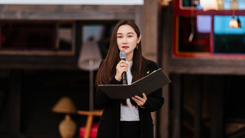 &ldquo;行则将至&rdquo;策展人纪玉洁女士现场致辞