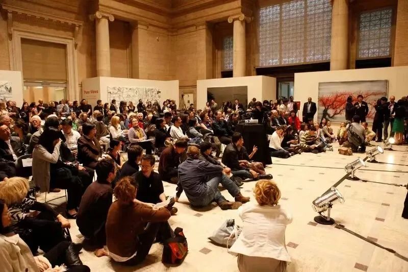 “溪山清远——中国当代新绘画” ，策展人吕澎，2011，美国旧金山亚洲艺术博物馆