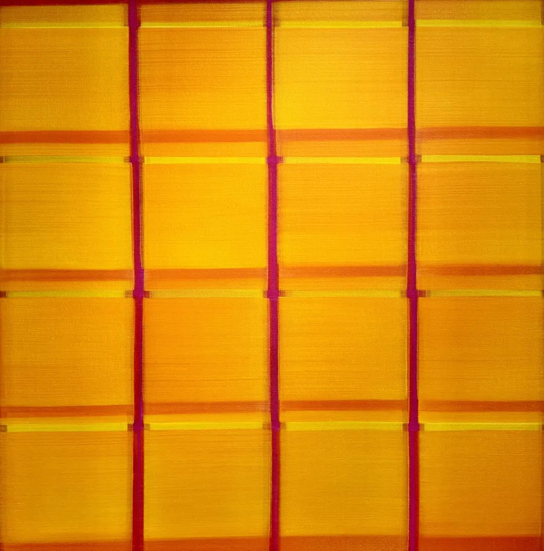 裂缝 II 2025 丙烯 画布 90 × 90 cm