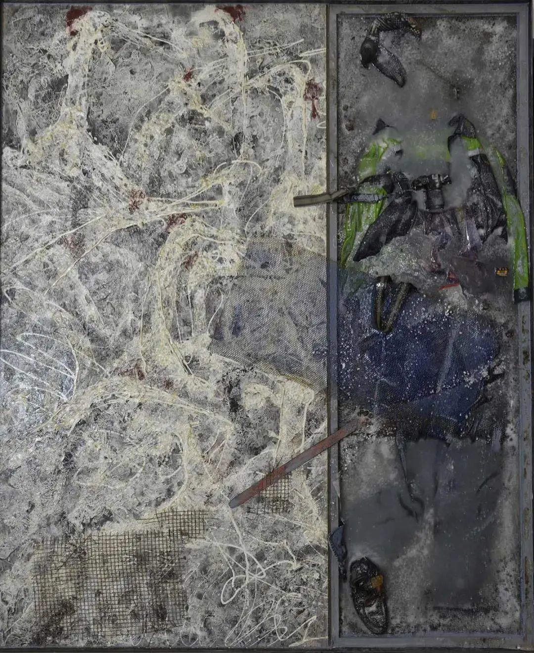 《候鸟南迁日志》综合材料 240cm&times;200cm 2019年