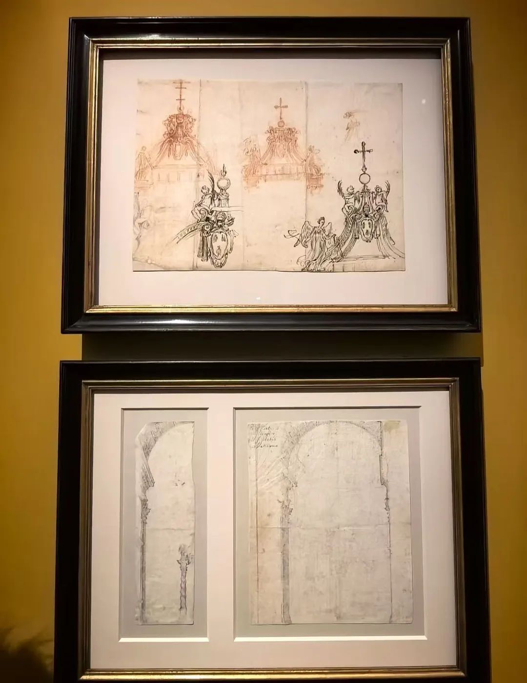 《圣彼得华盖设计手稿》- Gian Lorenzo Bernini