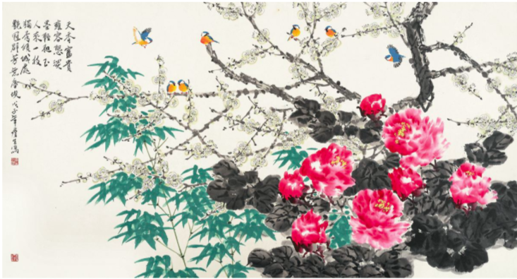 周彦生作品《 天香富贵》