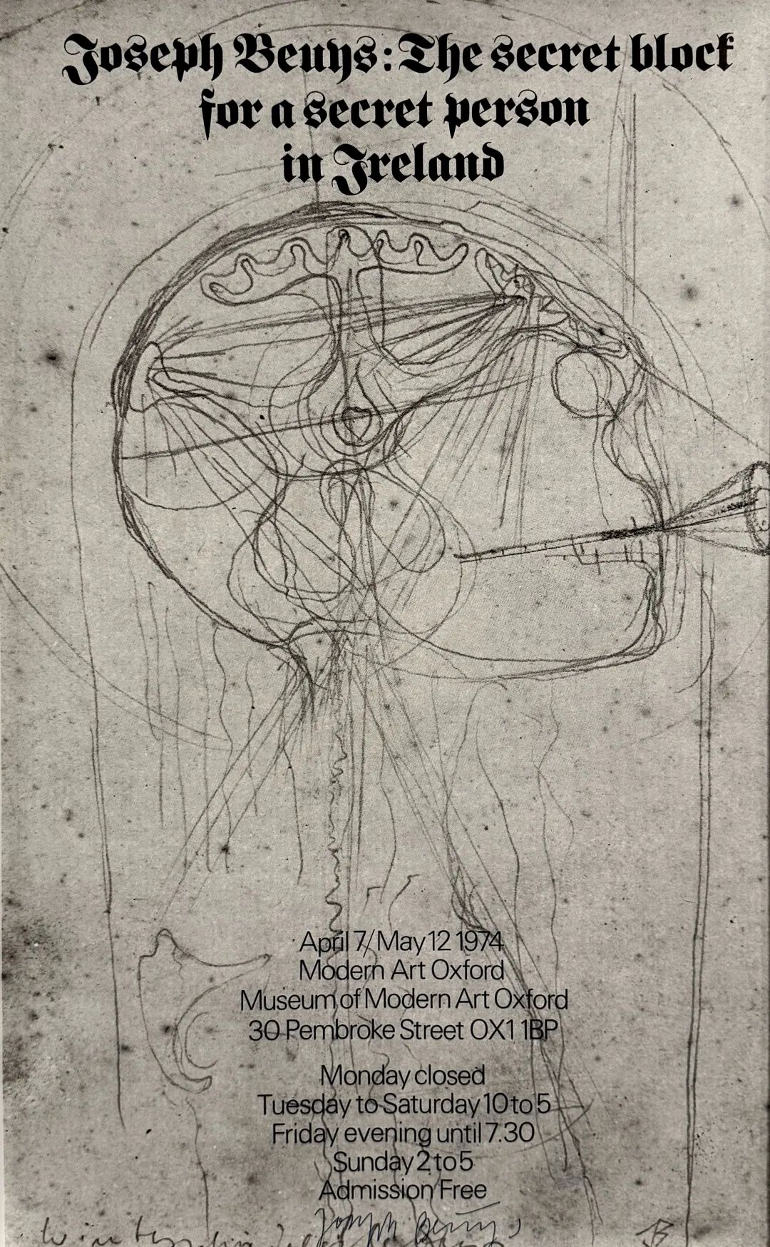 约瑟夫·博伊斯的签名海报