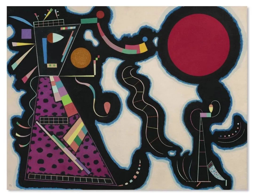 瓦西里&middot;康定斯基《红轮》