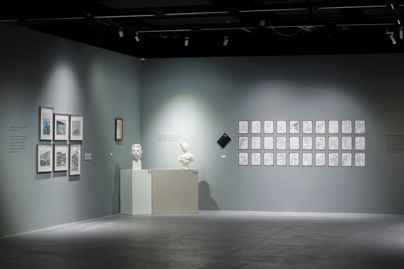 叹为观纸&mdash;&mdash;纸上作品邀请展 展览现场图