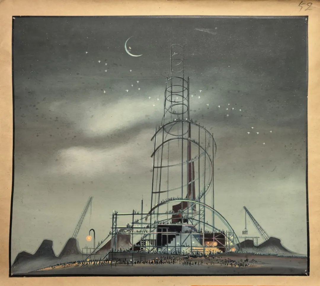 谢趣生 《招魂曲》（选页） 1946年 纸本漫画 29×33cm