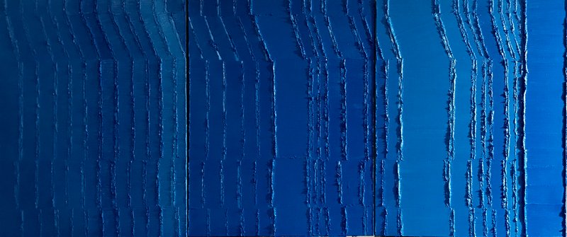 水&middot;密西西比在燃烧 90X210CM 布面油画 2019