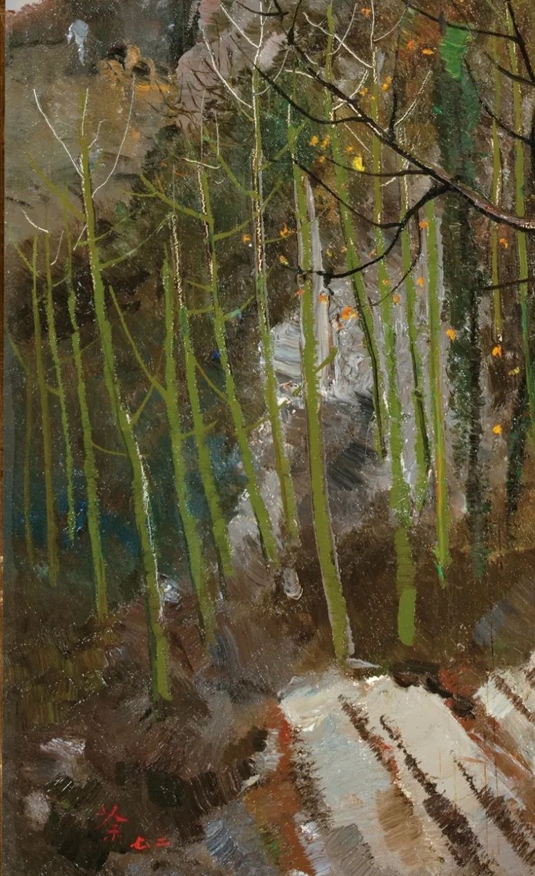 《黔灵山》局部