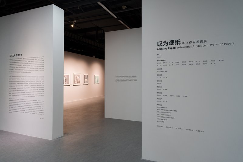 叹为观纸&mdash;&mdash;纸上作品邀请展 展览现场图