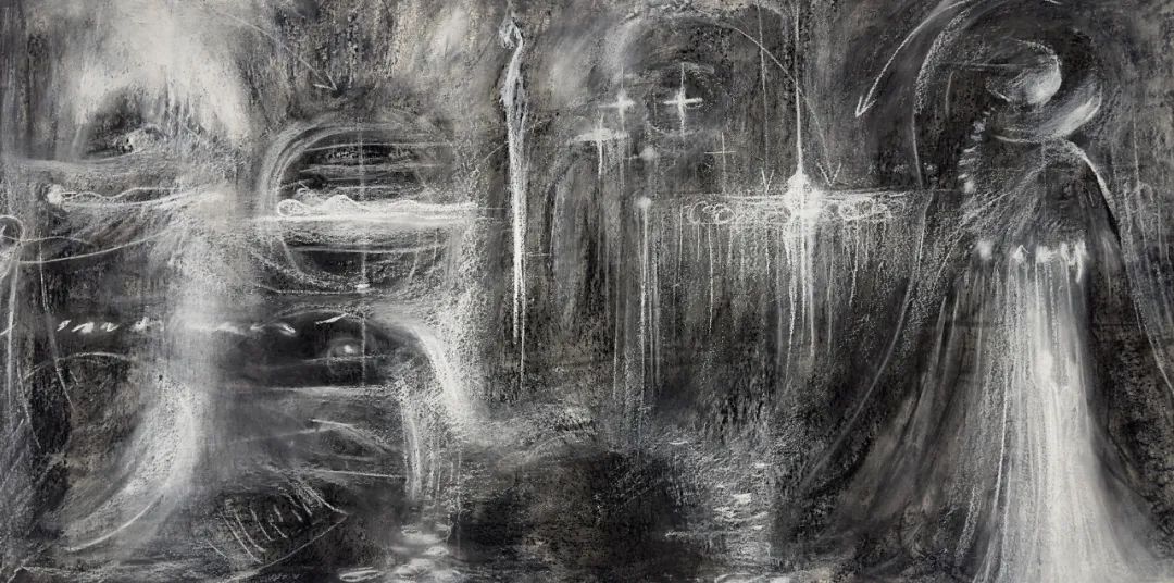 律 综合材料 69×137.5cm 2025年