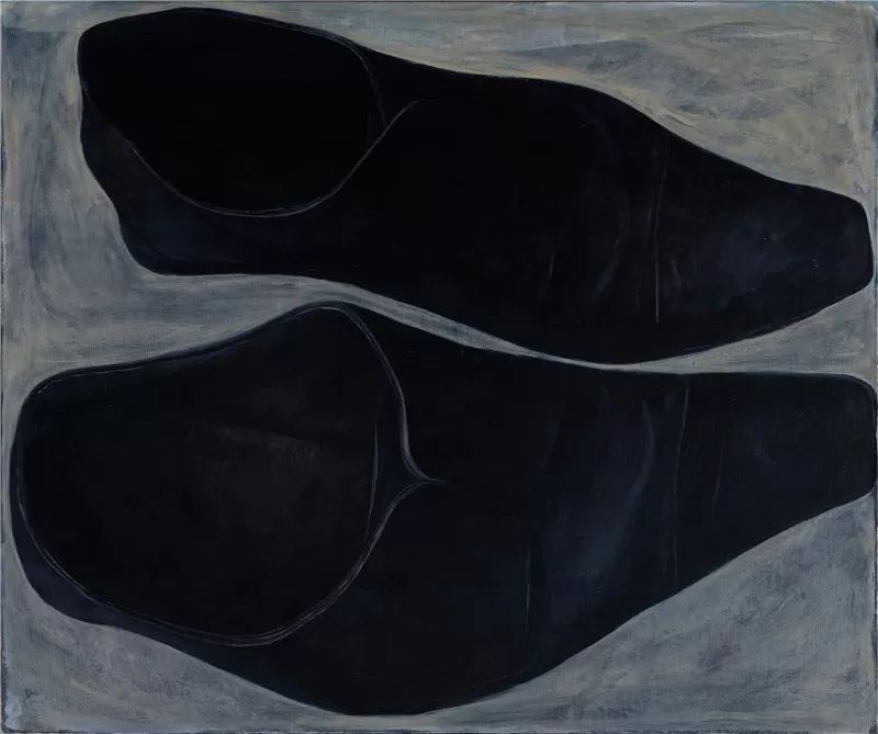 于轶文《鞋系列1 》100x120cm 布面油画 2021年