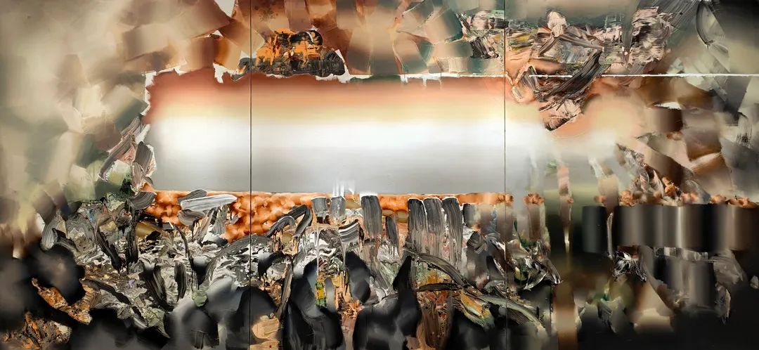 《往返混沌的旅程》280x600cm 布面油画、丙烯 2026